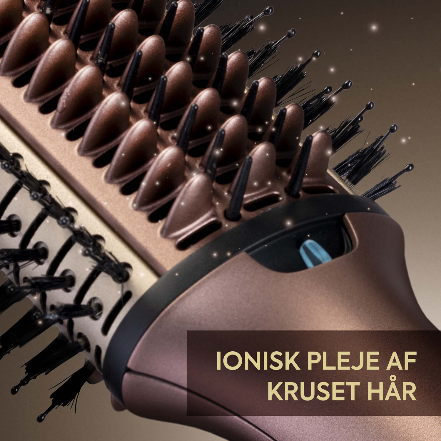 Ionisk pleje af kruset h&aring;r